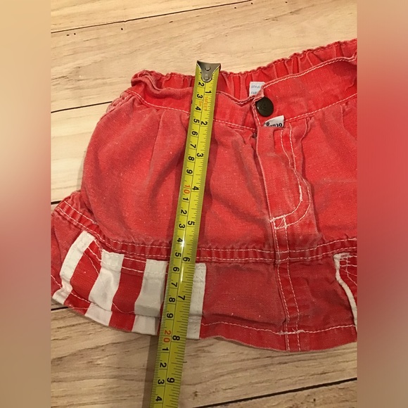 Vintage baby guess by George’s Marciano baby red & white skirt 24 months - Picture 3 of 6